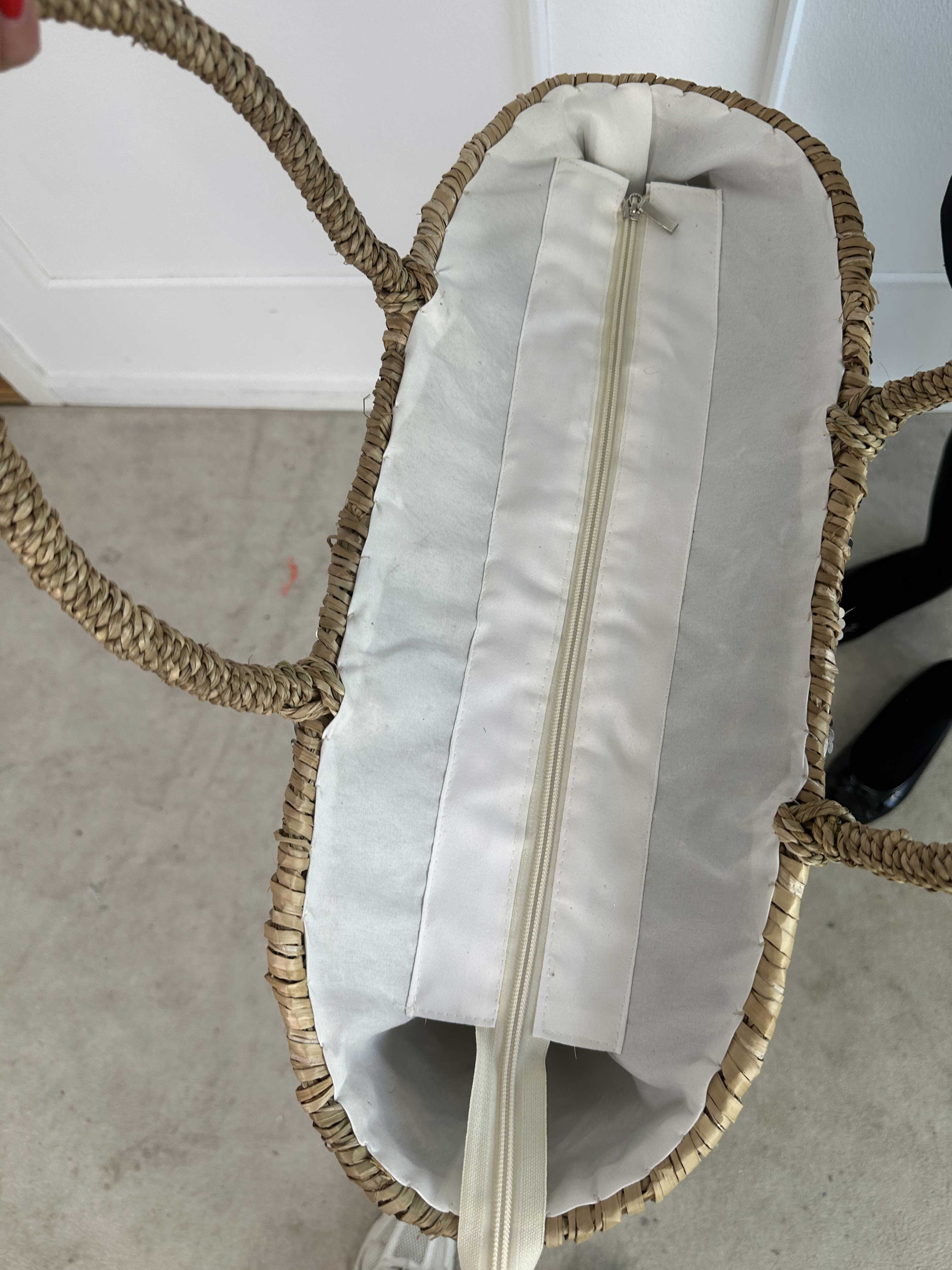 Adeline - Stor strandtaske med pailletter